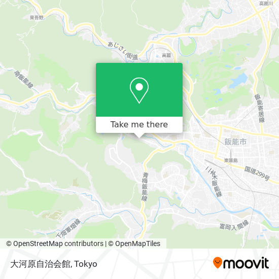 大河原自治会館 map