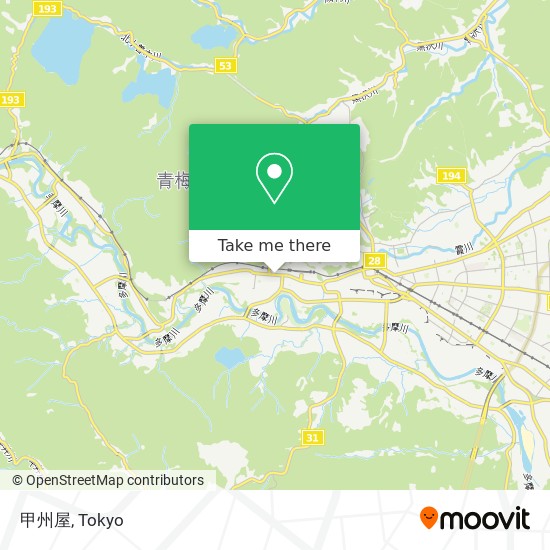 甲州屋 map
