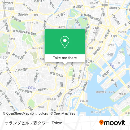 オランダヒルズ森タワー map