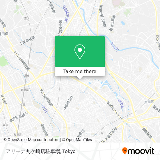 アリーナ丸ケ崎店駐車場 map