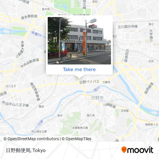 日野郵便局 map
