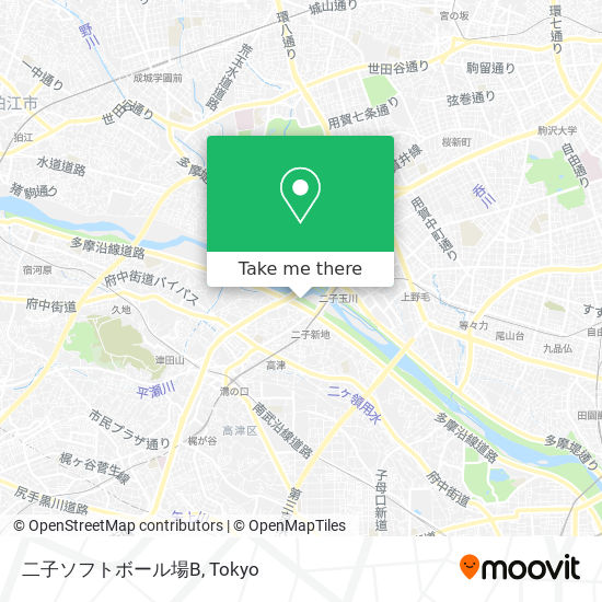 二子ソフトボール場B map