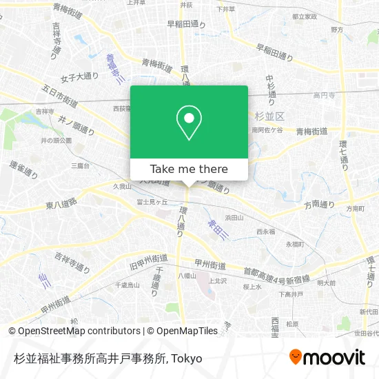 杉並福祉事務所高井戸事務所 map