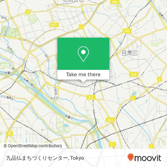 九品仏まちづくりセンター map