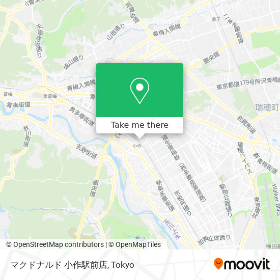 マクドナルド 小作駅前店 map