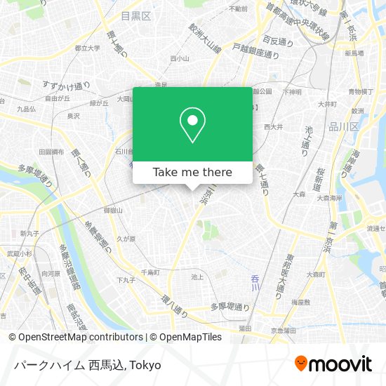 パークハイム 西馬込 map