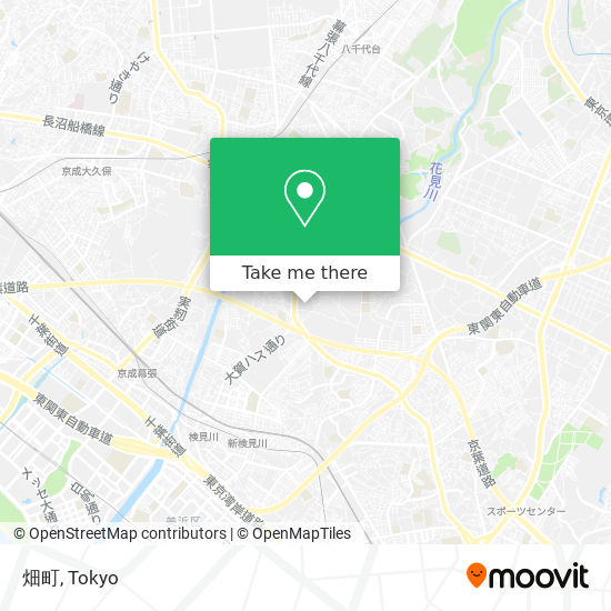 畑町 map
