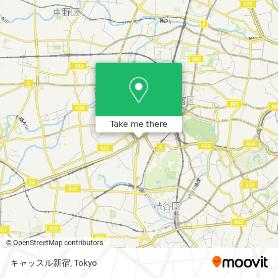 キャッスル新宿 map