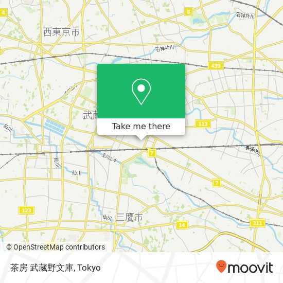茶房 武蔵野文庫 map