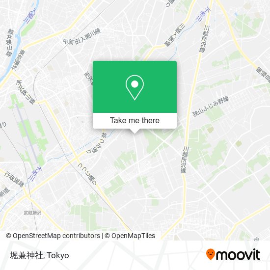 堀兼神社 map