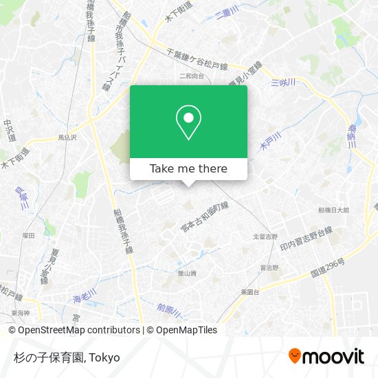 杉の子保育園 map