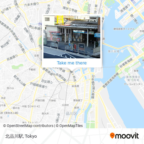 北品川駅 map