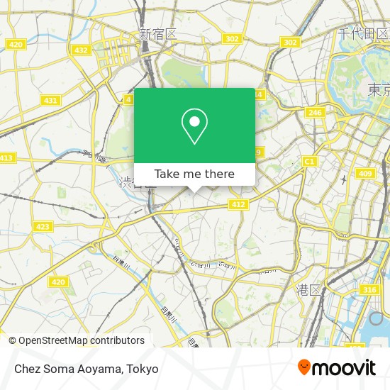 How To Get To Chez Soma Aoyama In 渋谷区 By Metro Or Bus