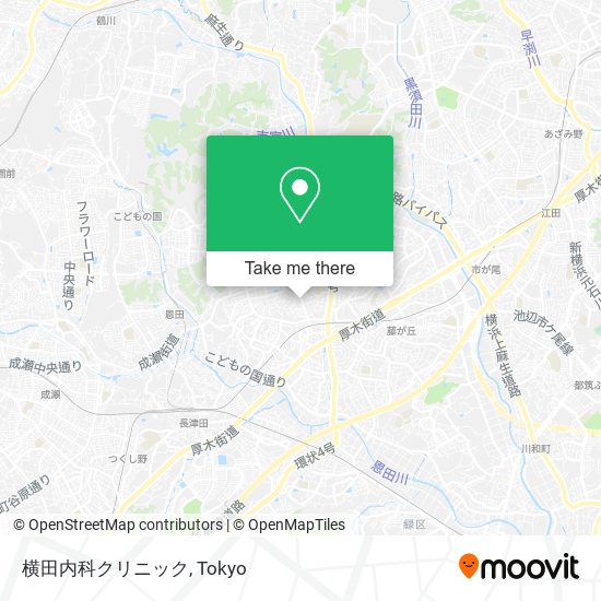 横田内科クリニック map