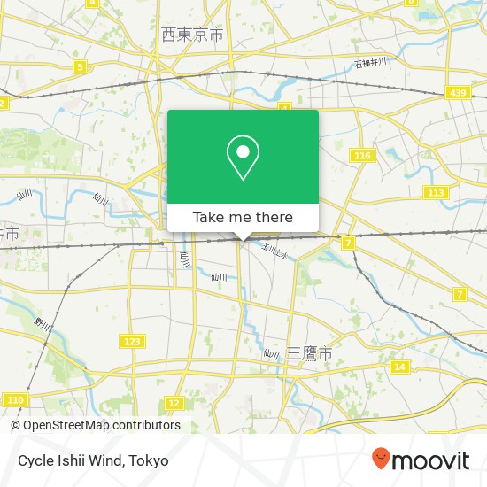 Cycle Ishii Wind map