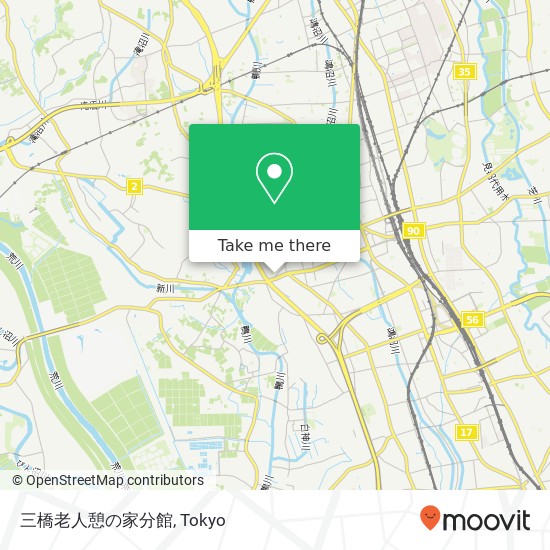 三橋老人憩の家分館 map