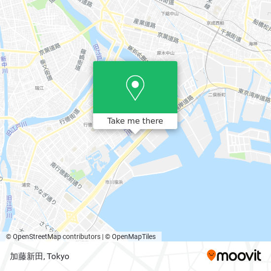 加藤新田 map