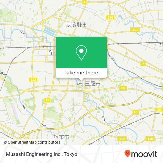 Musashi Engineering Inc. map