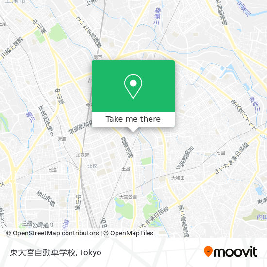 東大宮自動車学校 map