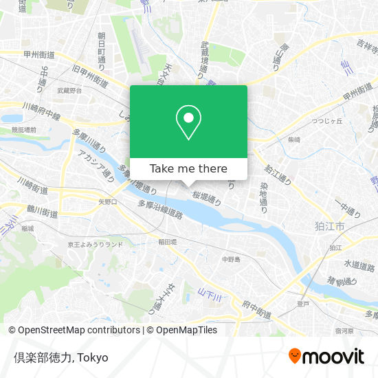 倶楽部徳力 map