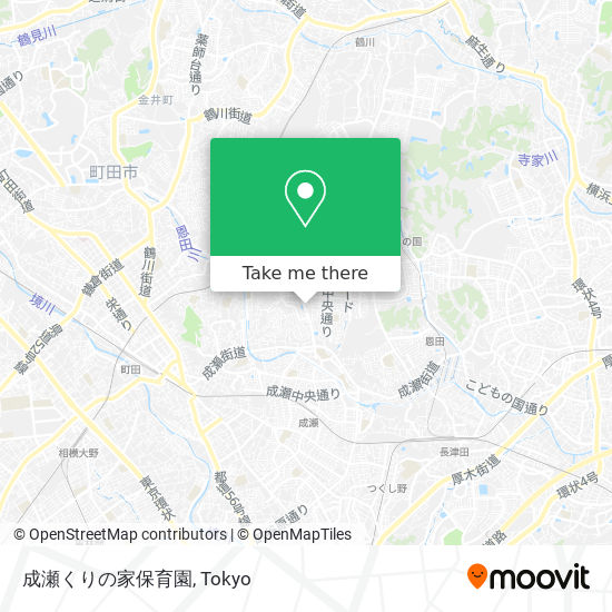 成瀬くりの家保育園 map