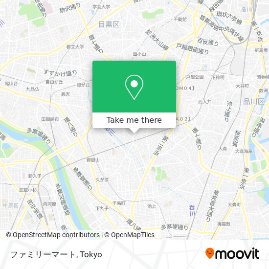 ファミリーマート map