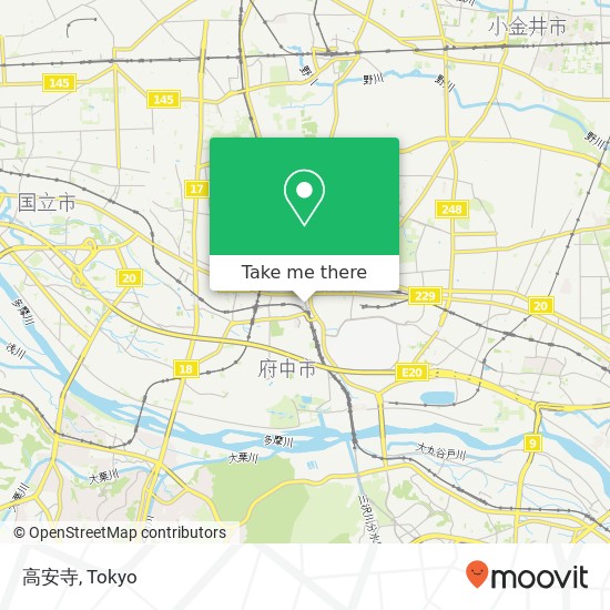 高安寺 map