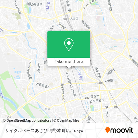 サイクルベースあさひ 与野本町店 map