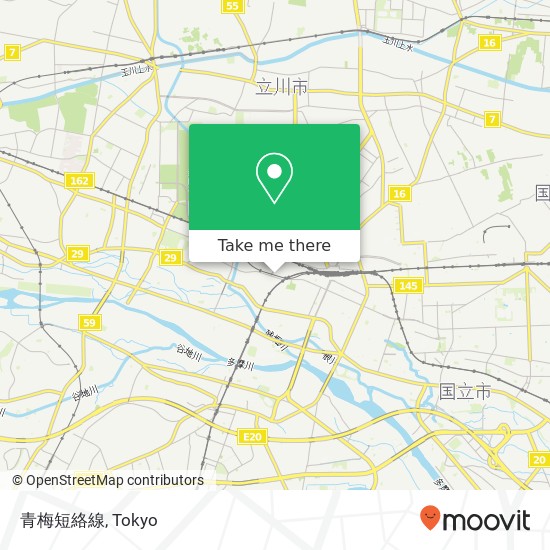 青梅短絡線 map