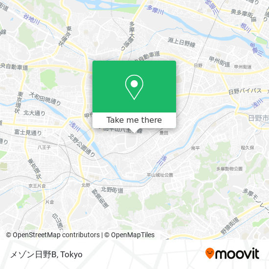 メゾン日野B map