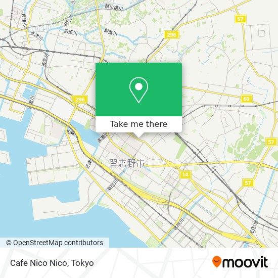 Cafe Nico Nico map