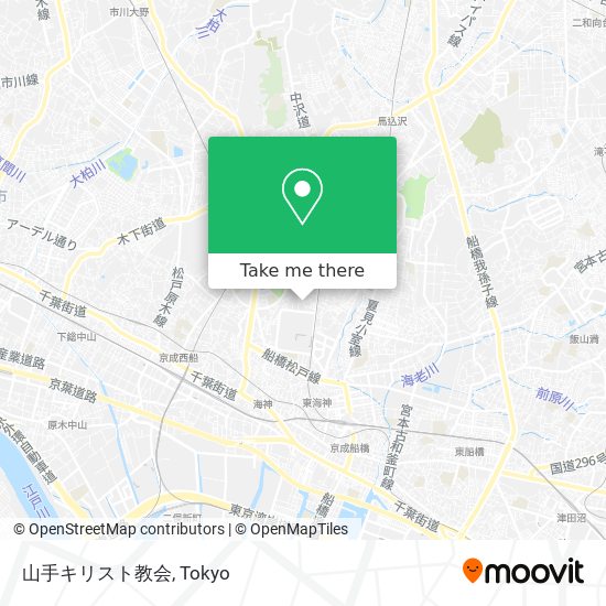 山手キリスト教会 map