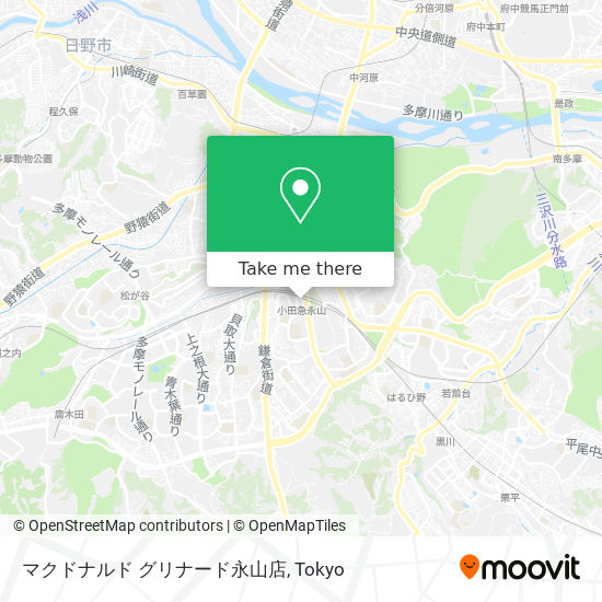 マクドナルド グリナード永山店 map