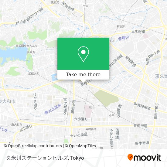 久米川ステーションヒルズ map