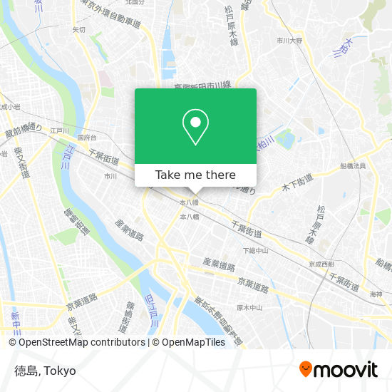 徳島 map