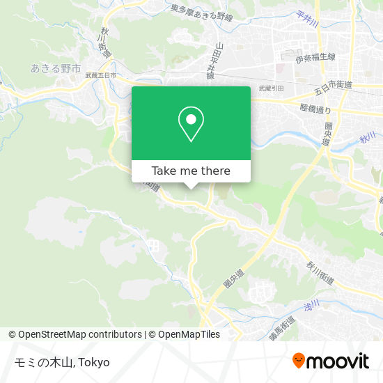 モミの木山 map