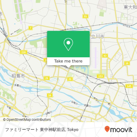 ファミリーマート 東中神駅前店 map