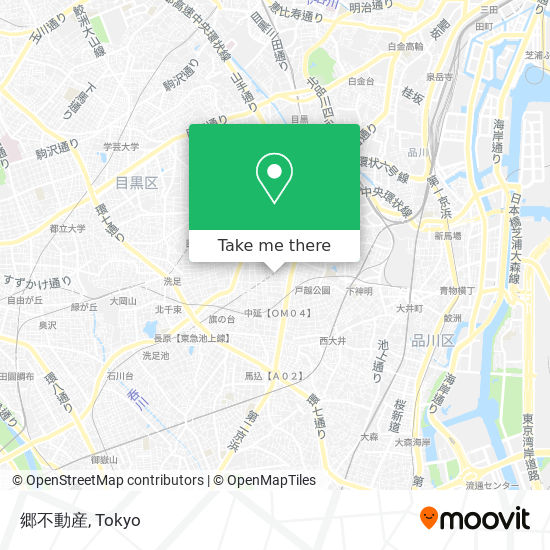 怎樣搭地鐵或巴士去品川区的郷不動産 Moovit