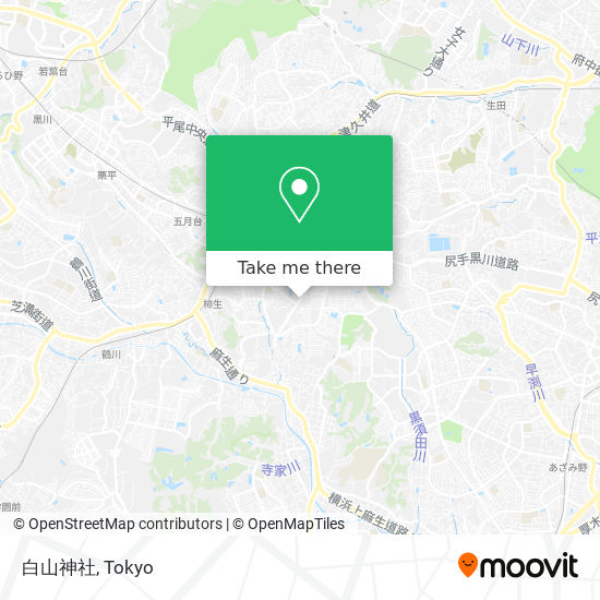 白山神社 map
