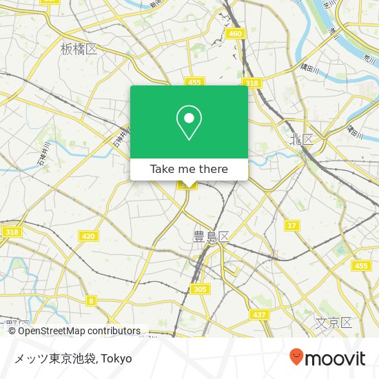 メッツ東京池袋 map