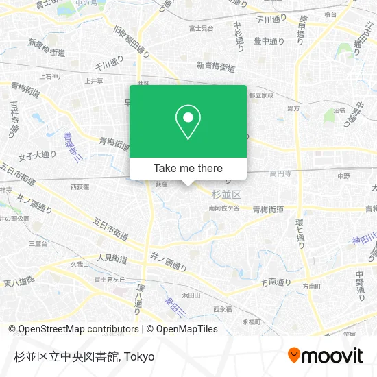 杉並区立中央図書館 map