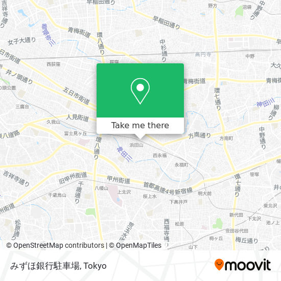 みずほ銀行駐車場 map