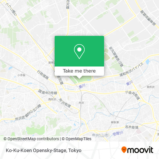 Ko-Ku-Koen Opensky-Stage map