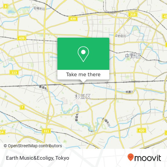 Earth Music&Ecoligy map