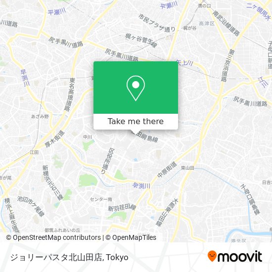 ジョリーパスタ北山田店 map