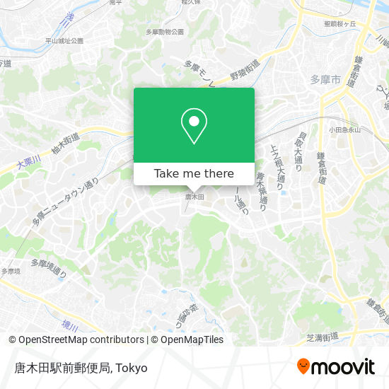 唐木田駅前郵便局 map