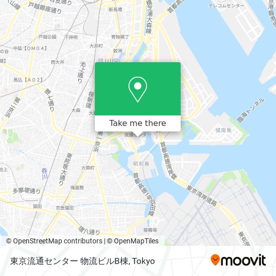 東京流通センター 物流ビルB棟 map