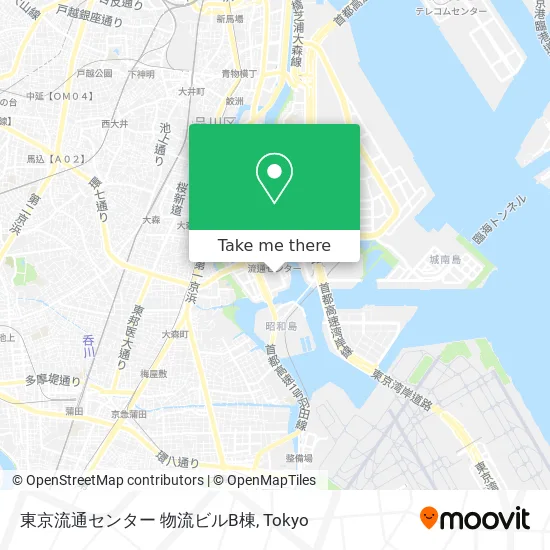 Tokyo Distribution Center Logistics Building B map