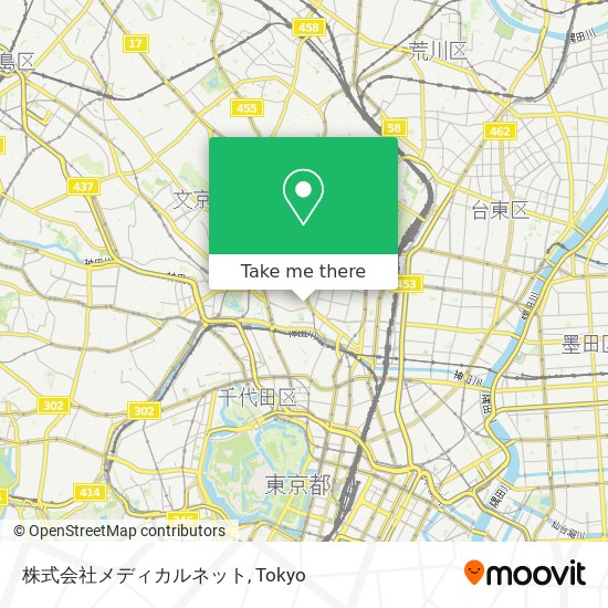 株式会社メディカルネット map