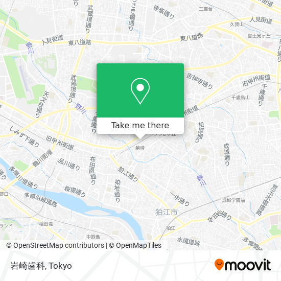 岩崎歯科 map